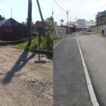 Реконструкция автодороги по ул Тихая посёлок Мурино (1)