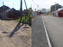 Реконструкция автодороги по ул Тихая посёлок Мурино (1)